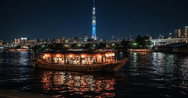 隅田川 屋形船ディナークルーズ